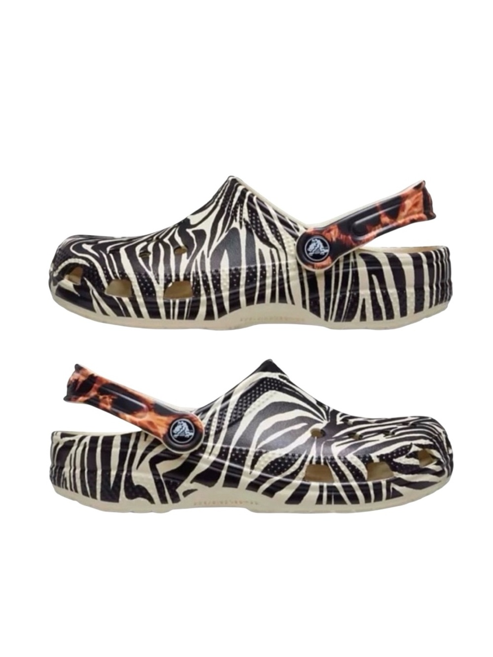 Crocs Classic Animal Remix Clogs Leopard Zebra